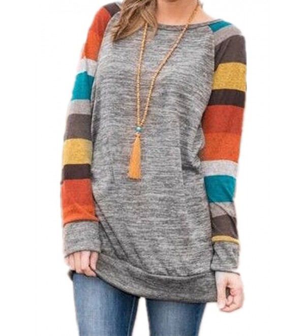 Fall Sweatshirt Round Tunic Shirts