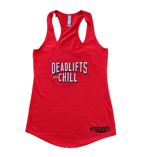 Snatch Run Womens Deadlifts Racerback