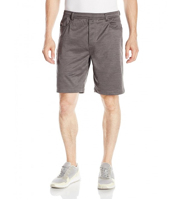 Hawke & Co Men's Brushed Knit Performance Short - Graphite Heather ...