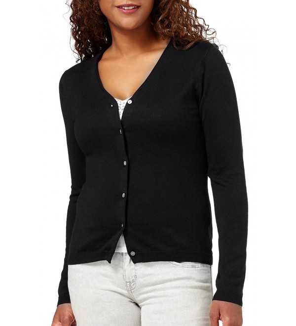 WuhouPro Womens V Neck Cardigan Sweater