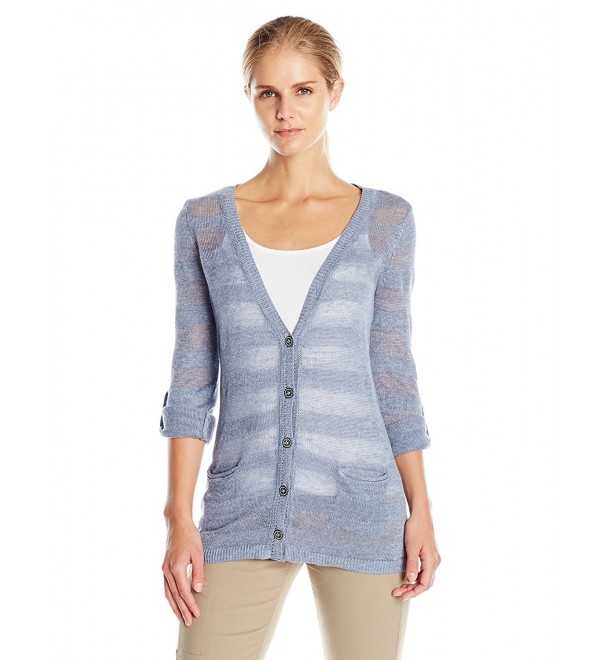 Women's Tupelo Cardi Top - Light Indigo - CG11AX9HJPD