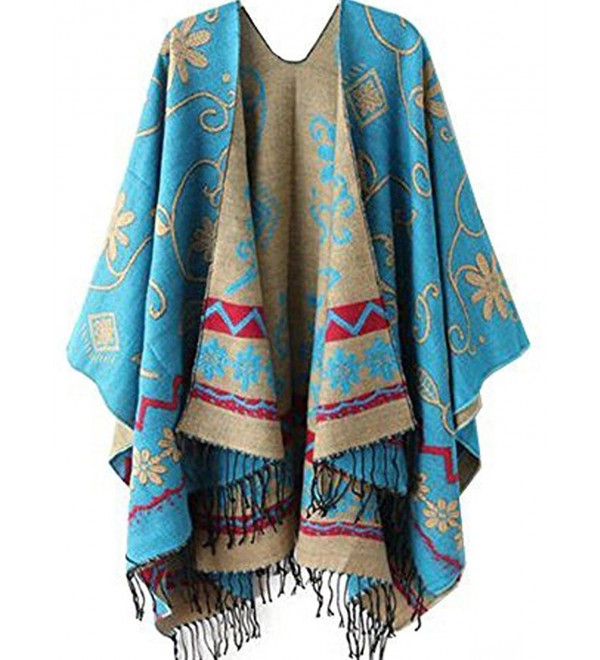 QYQS Womens Exotic Pashmina Cardigan