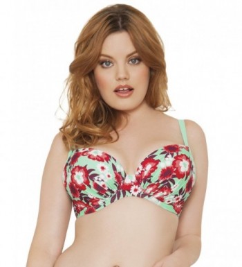 Curvy Kate Womens Padded Seafoam