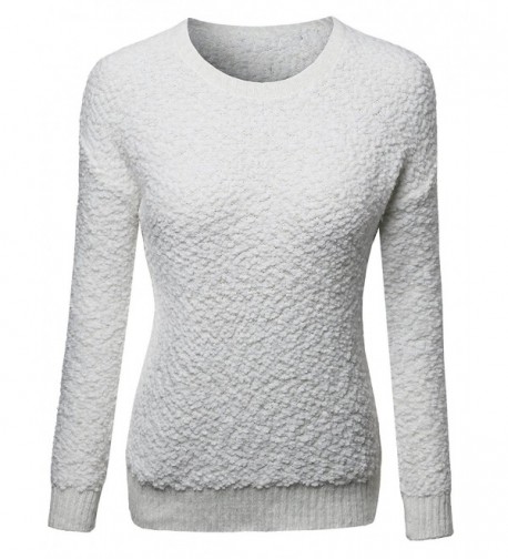 Awesome21 Sheepskin Effect Shoulder Sweater