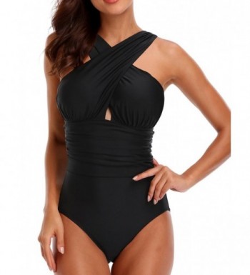 YOU Womens Bahting Swimsuits Black M