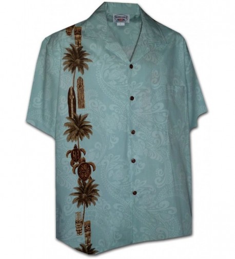 Hawaiian Tiki Panel Aloha Shirt