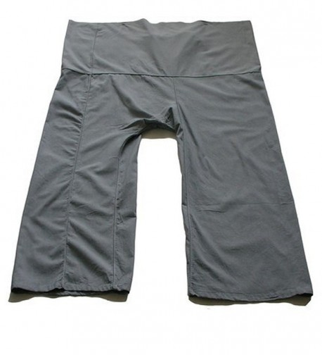 Grey best Fisherman Trousers Fabric Cotton