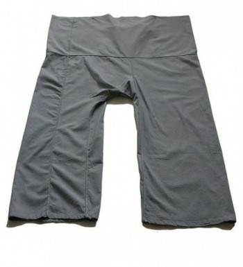 Grey best Fisherman Trousers Fabric Cotton