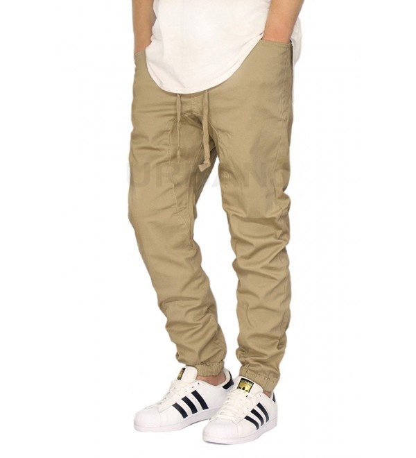 URBANJ KHAKI TWILL CROTCH JOGGER