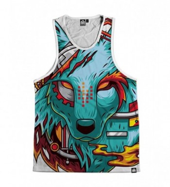 AM Digital Print Sleeveless Shirt