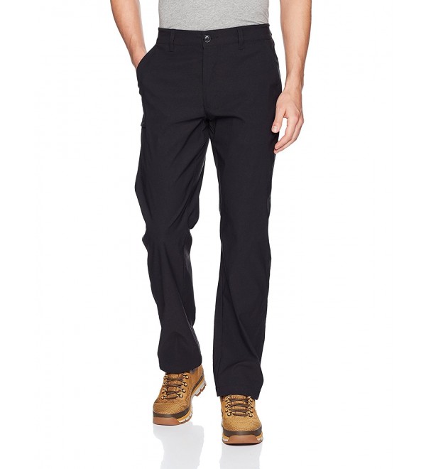 Men's Rainier Lightweight Comfort Travel Tech Chino Pants - Black ...