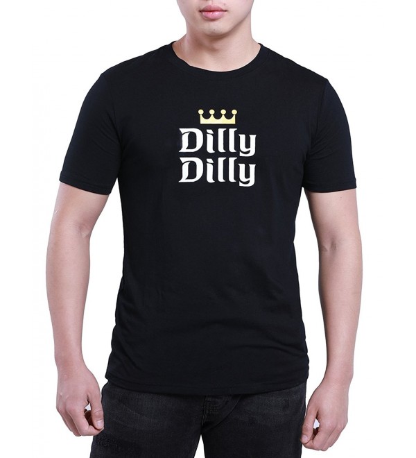 Men's Funny Beer Drinking Dilly Dilly Crown Cotton Short Sleeve T-Shirt ...