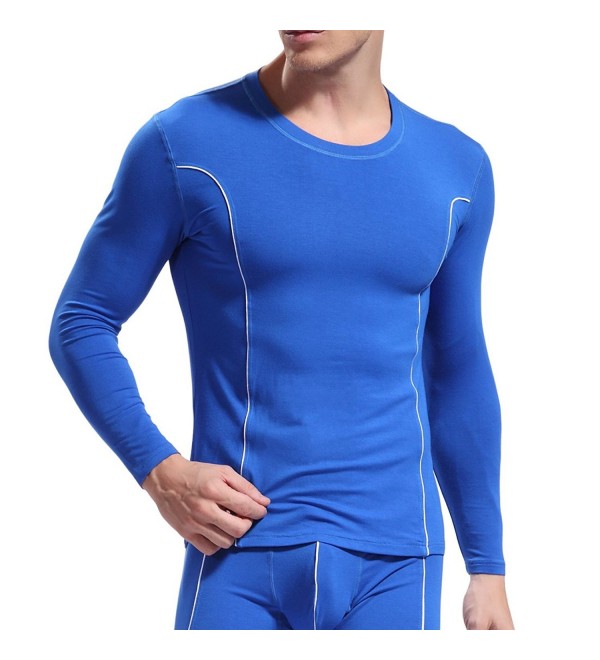 Men's Thermal Crewneck Top Midweight Slim Fit Wicking Cold Weather ...