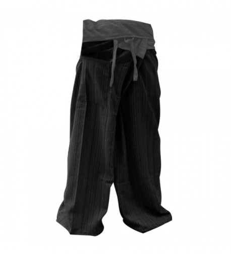 Fisherman Trousers Cotton Charcoal Mr Bangkok