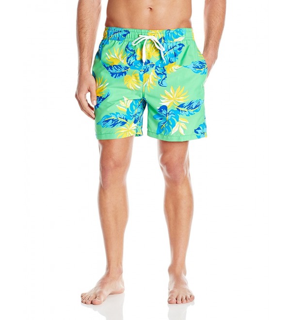 Men's Riviera Swim Trunks - Green - CZ126WMPL1T