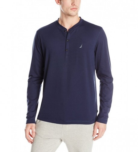 Nautica Sleeve Button Henley Indigo