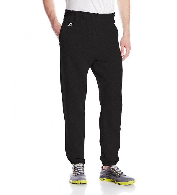 Men's Dri-Power Closed-Bottom Sweatpants with Pockets - Black - CR111I7G20N