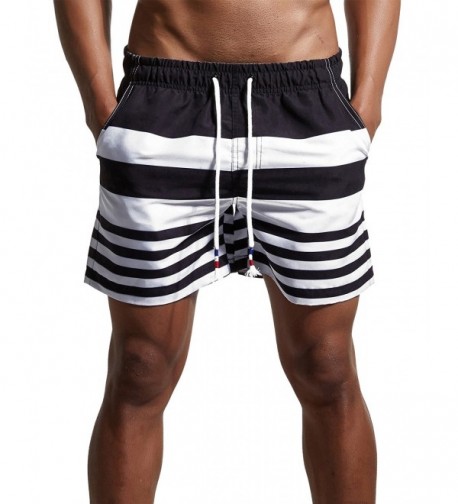 Stripe Trunks Quick Casual Shorts