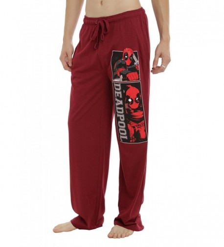 Deadpool Marvel Lounge Burgundy Bottoms