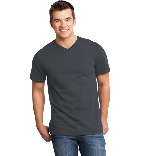 Men's Young Very Important Tee V Neck - Charcoal - CI11QDS0LU9