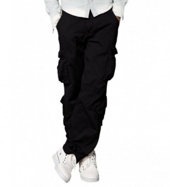 Match Mens Cargo Pants Black