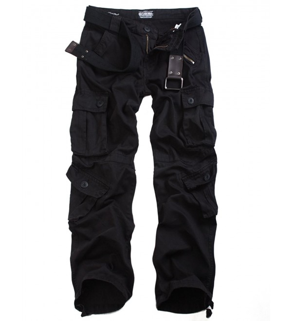 Men's Wild Cargo Pants - Black - CT11B320EHZ