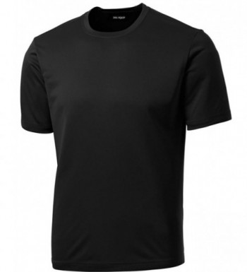 DRIEQUIP Moisture Wicking Athletic T Shirt Black L