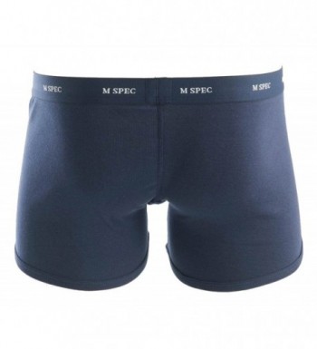 Men's 3D-Crotch Breathable/Comfortable Lowrise Boxer Briefs - Navy Blue ...