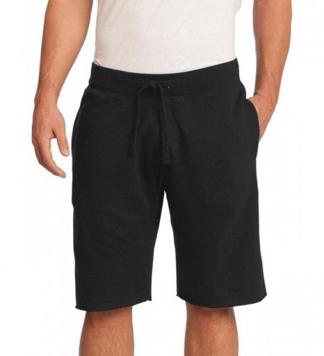 District Elastic Waistband Fleece Short_Black_L