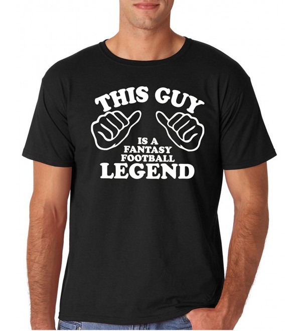 Adult This Guy is a Fantasy Football Legend T Shirt - Black - CZ12KBSHL3L