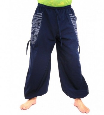 jing shop Hippie Pants Pockets