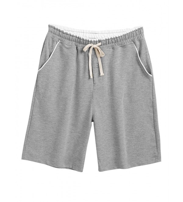 mens jersey knit shorts