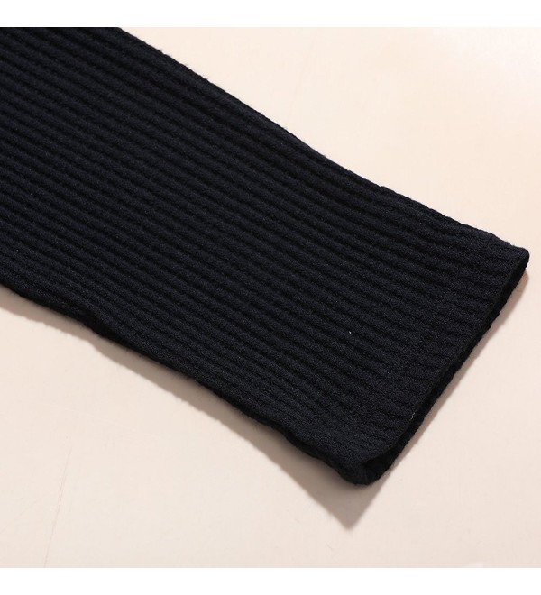 Men's Casual Slim Fit Knitted Turtleneck Sweaters - Black - CK1886022OE