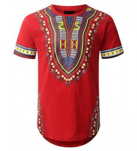 URBANCREWS Hipster Dashiki Graphic Longline