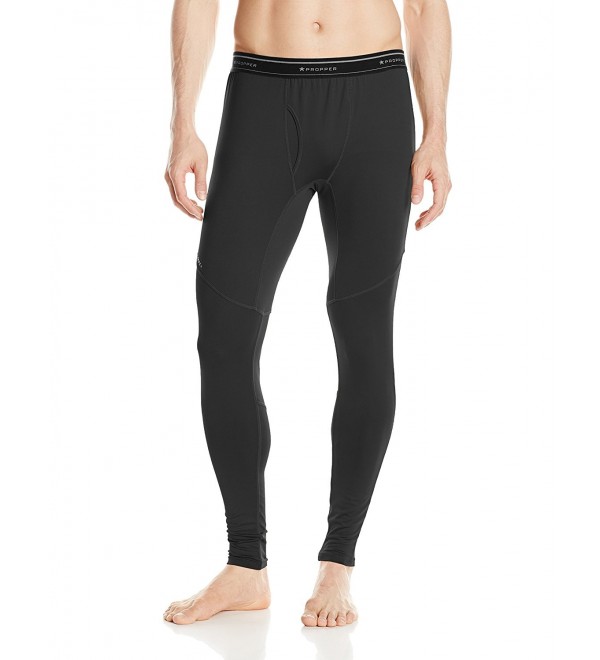 Men's Midweight Baselayer Bottom Legging Tights - Black - CT129AT50LB