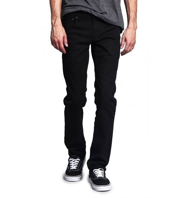 Men's Skinny Fit Color Stretch Jeans DL937 - Black - CM122BSC4LN