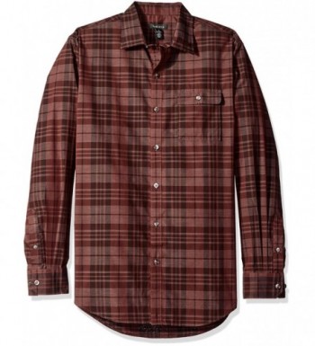 Van Heusen Sleeve Heathered Plaid