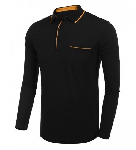 BULGES Collar Sleeve Casual T Shirt