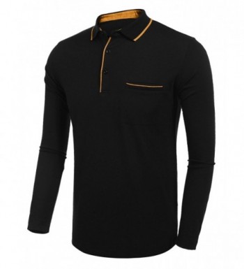 BULGES Collar Sleeve Casual T Shirt