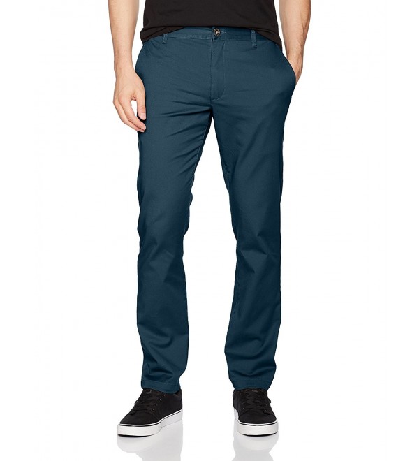 RVCA Mens Stretch Chino Midnight