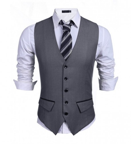 Jinidu Casual Skinny Wedding Waistcoat