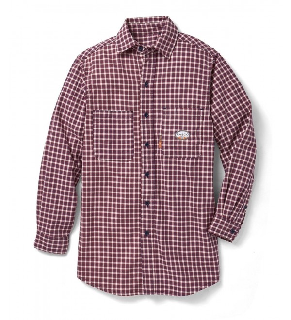 Rasco Retardant PLAID Dress Shirt