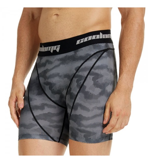 Download Men's Compression Shorts 6" Cool Dry Sport Tights Training ...