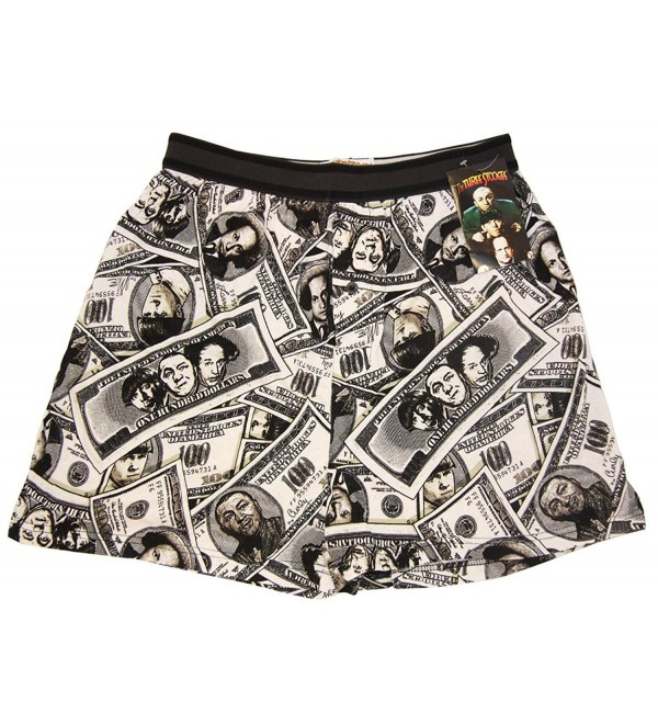 The Three Stooges Men's Boxer Shorts Curly Moe Larry - United Stooges ...