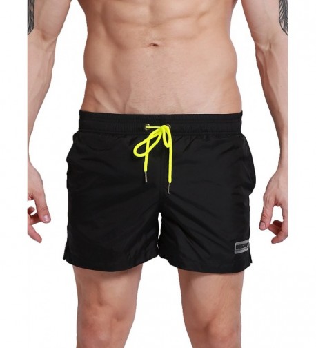 Neleus Athletic Shorts Pockets Black