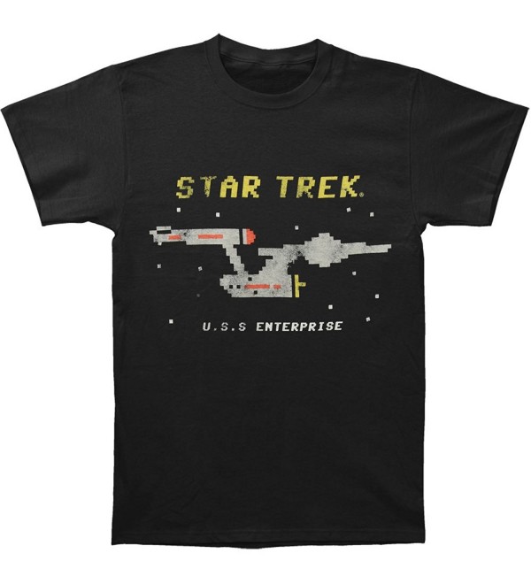 Star U S S Enterprise Pixel T Shirt