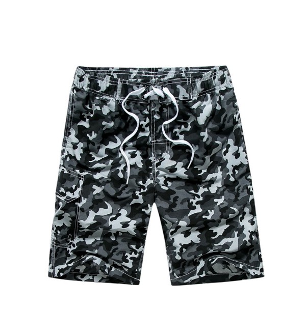 Kwong Wah Trunks Shorts Camouflage Gray