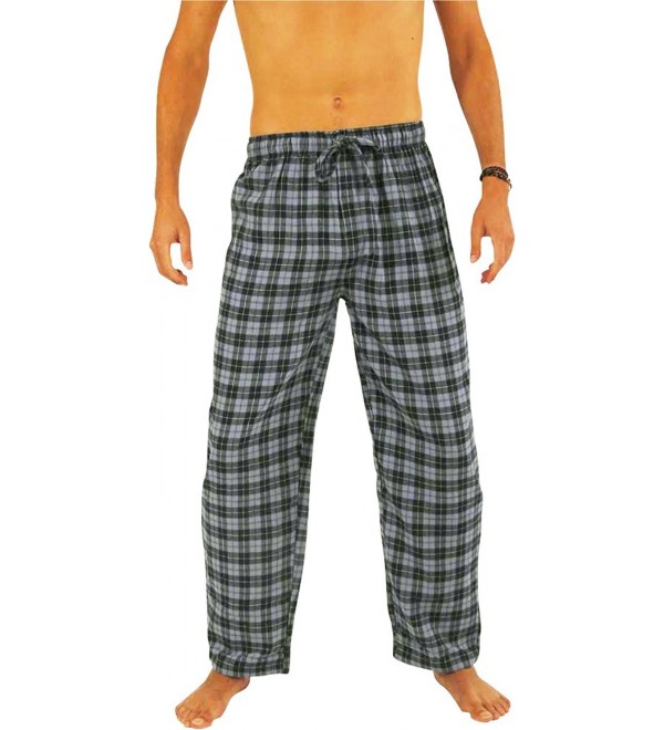 Mens Flannel Pajama Pants - Comfortable Cotton Bottoms Sleep or ...