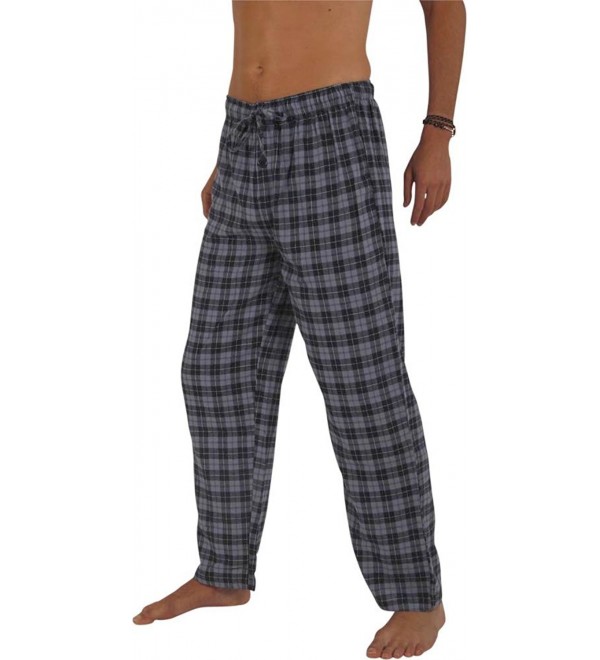 Mens Flannel Pajama Pants - Comfortable Cotton Bottoms Sleep or ...