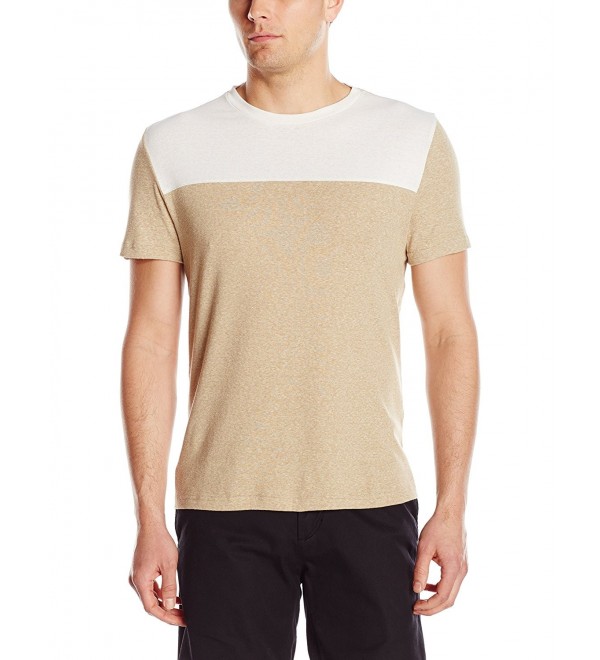 Nautica Color Block T Shirt Cream